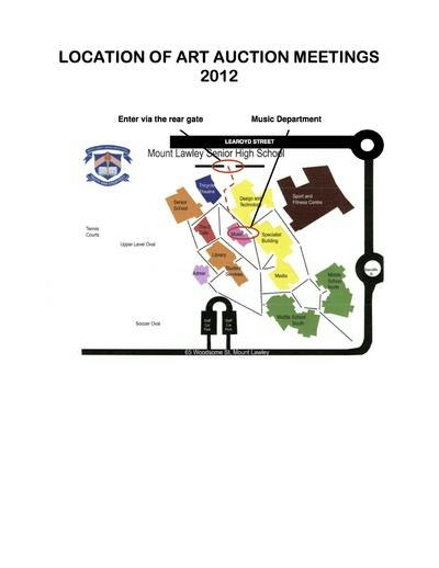 Art Auction Meeting Map