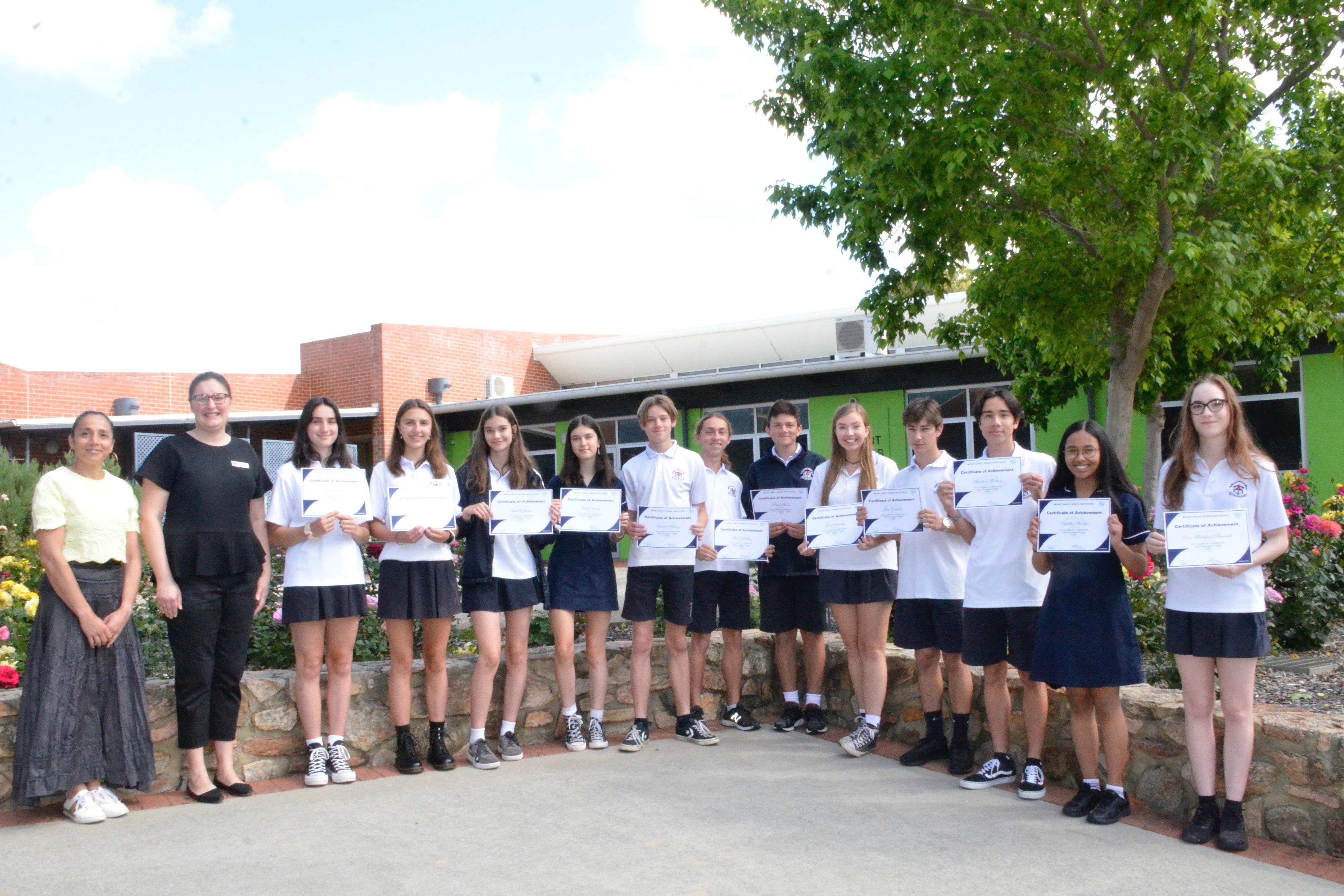 Year 10 Italian GAT students