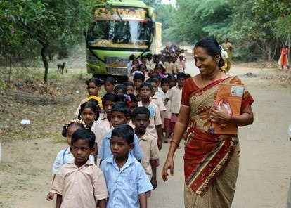 Children coming to the Equal Health clinic