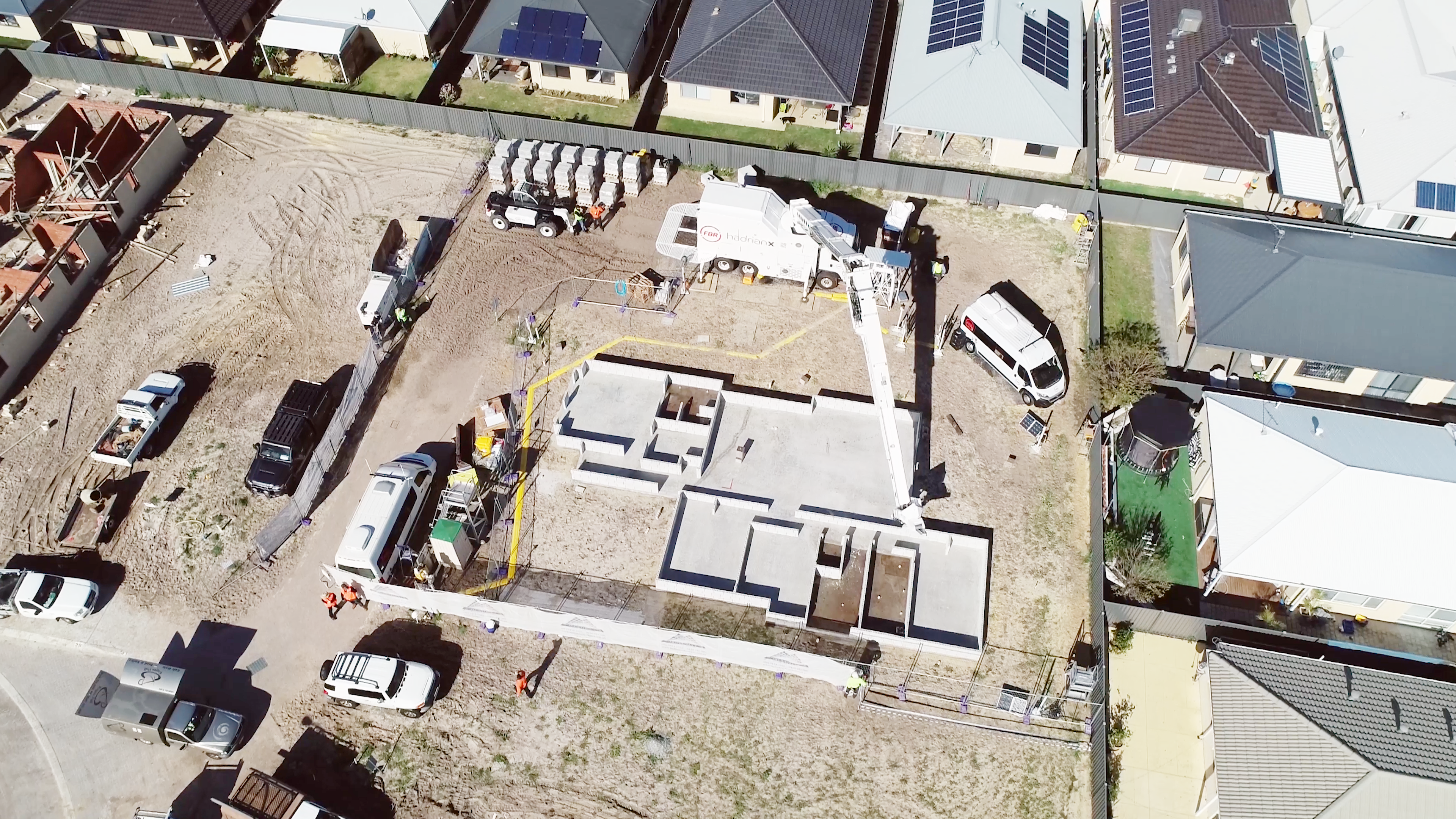 Hadrian X® arrives on-site