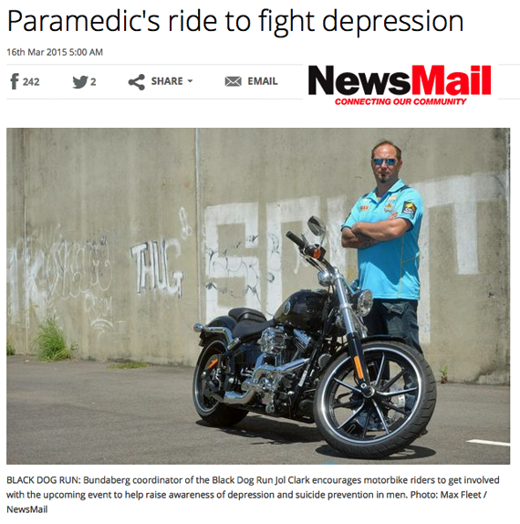 Black Dog Ride 1 Dayer 2015 Media Bundaberg News Mail