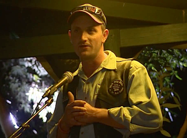 Jason at the Ride to the Red Centre 2010