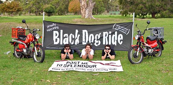 Post Me To Splendour Proudly Supporting Black Dog Ride - Albany Boys