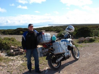 Jaye on the Black Dog Ride ride to the Red Centre