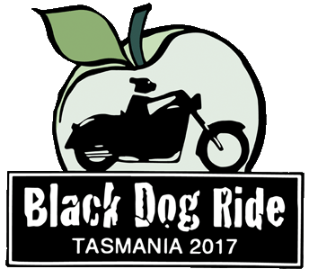 Black Dog Ride to Tasmania 2017 Logo Black Dog Ride to Tasmania 2017 Logo
