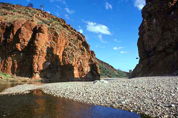 Waterhole at Glen Helen Waterhole at Glen Helen