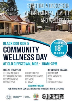 Black Dog Ride's La Trobe Valley Wellness Day! Black Dog Ride's La Trobe Valley Wellness Day!