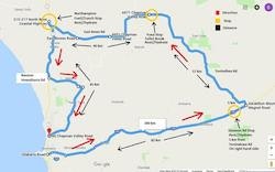 Geraldton 1 Dayer 2018 Route Geraldton 1 Dayer 2018 Route