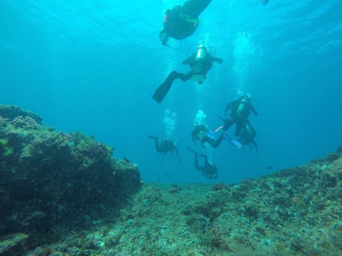 scuba underwater