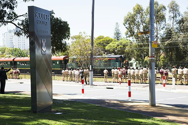 train passing centenary