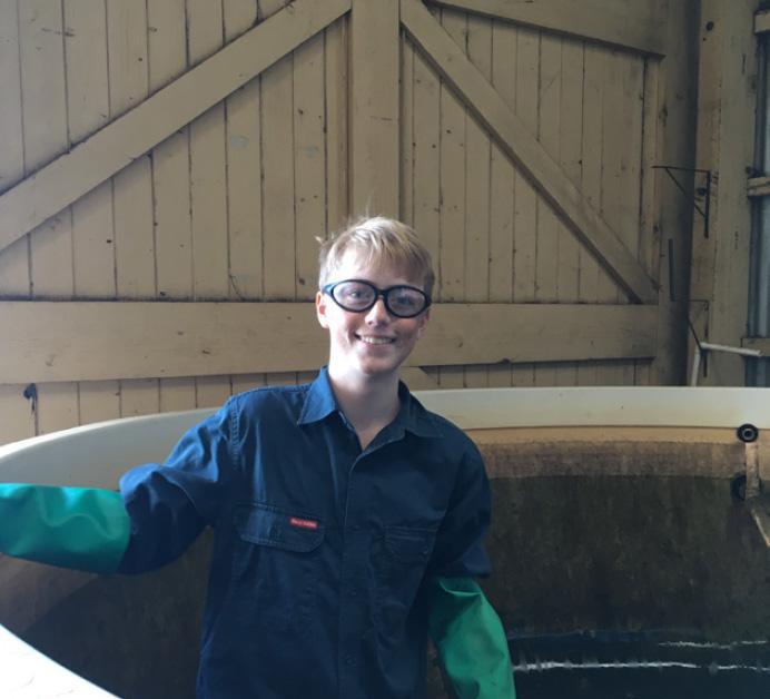 Rory Blackley in PPE